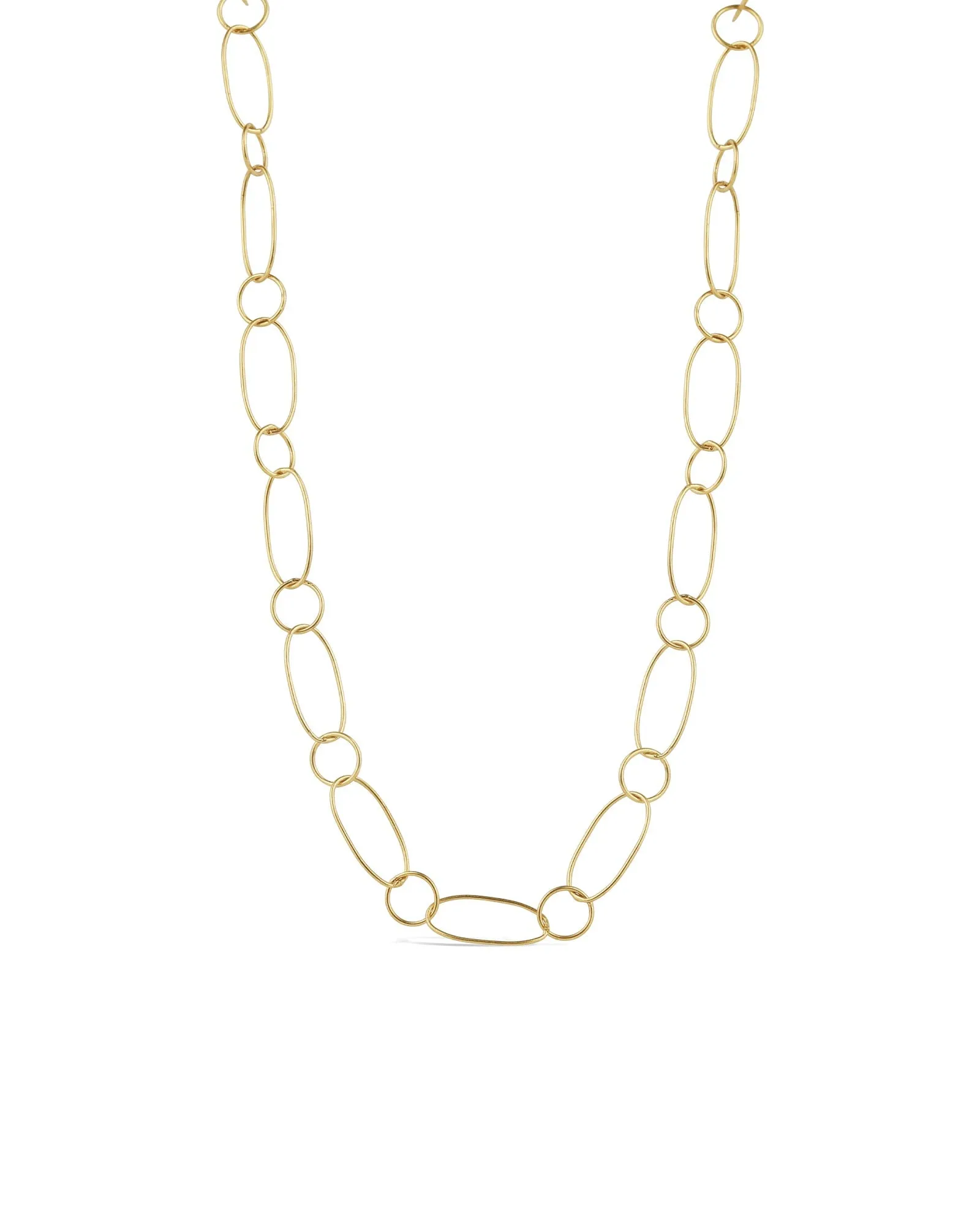 Oval Round Link Necklace sold by Blue Ruby