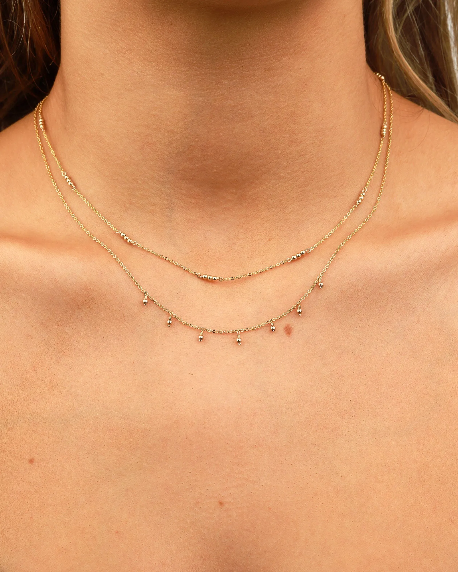 7 Bead Dangle Bead Necklace sold by Blue Ruby product image thumbnail 3