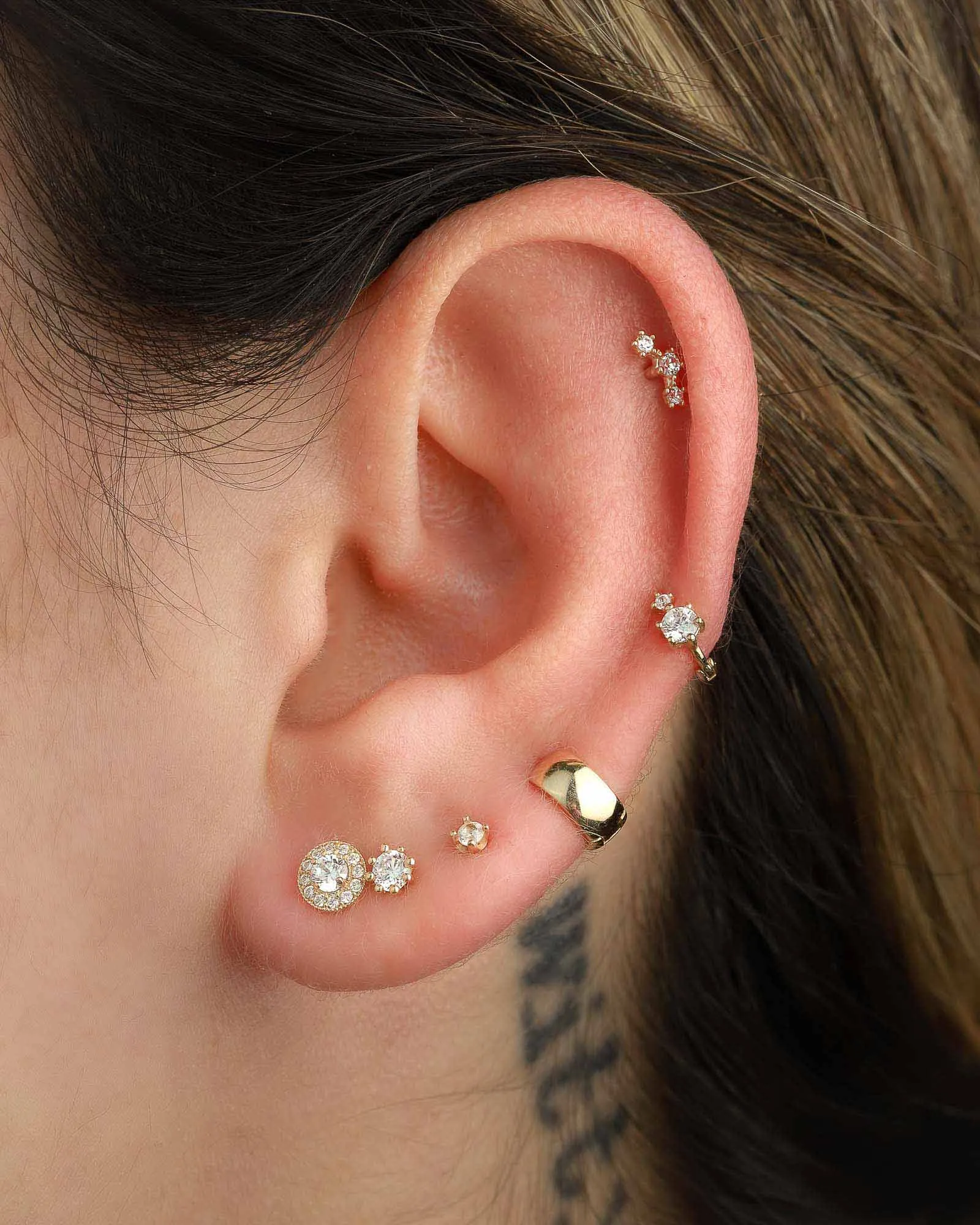 Halo Stud I 4mm sold by Blue Ruby product image thumbnail 2