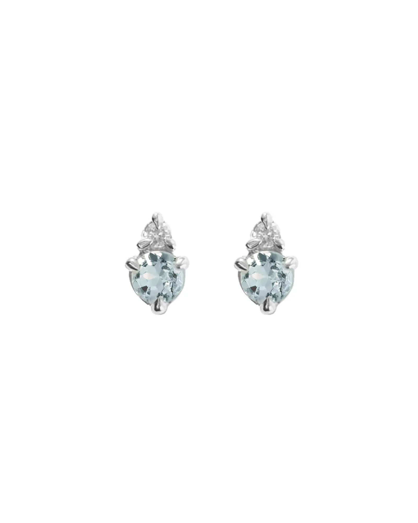 Birthstone Studs | March sold by Blue Ruby