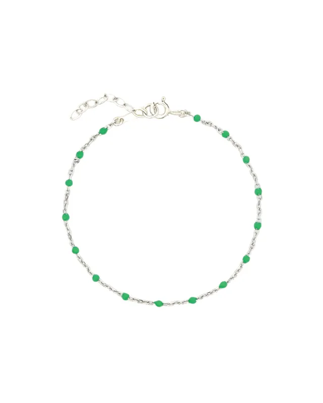 Enamel Beaded Chain Bracelet sold by Blue Ruby