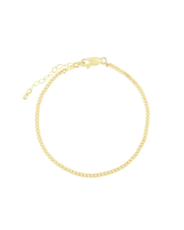 Curb Chain Bracelet | Small sold by Blue Ruby