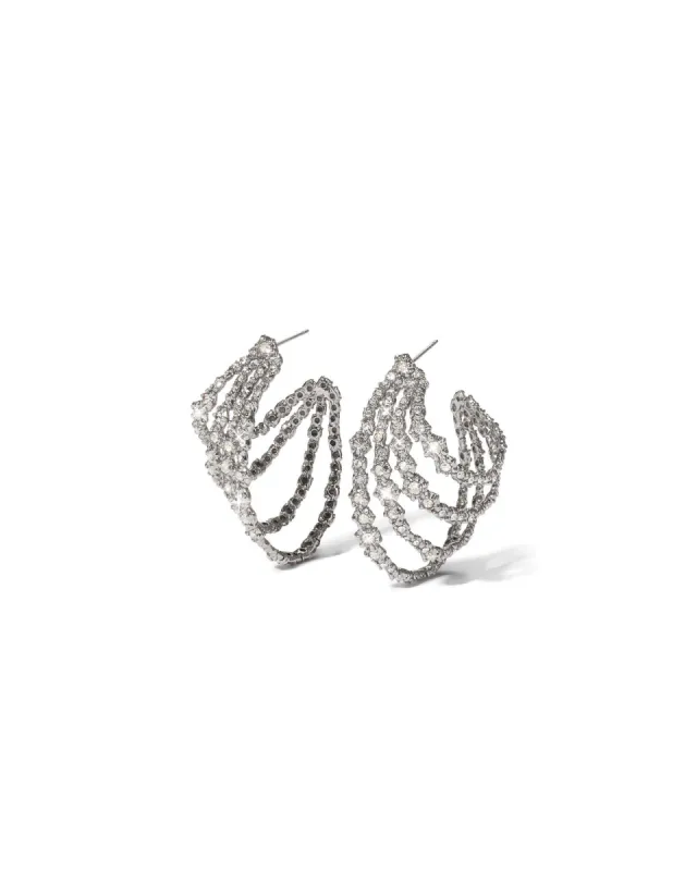Punk Royale Crystal Multi 
Hoop Earring sold by Blue Ruby