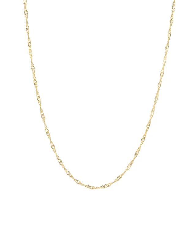 Singapore Chain Necklace sold by Blue Ruby