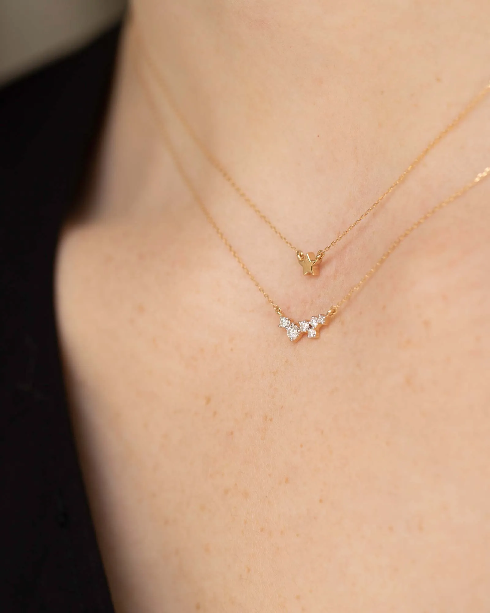 Scattered Diamond Necklace sold by Blue Ruby product image thumbnail 2