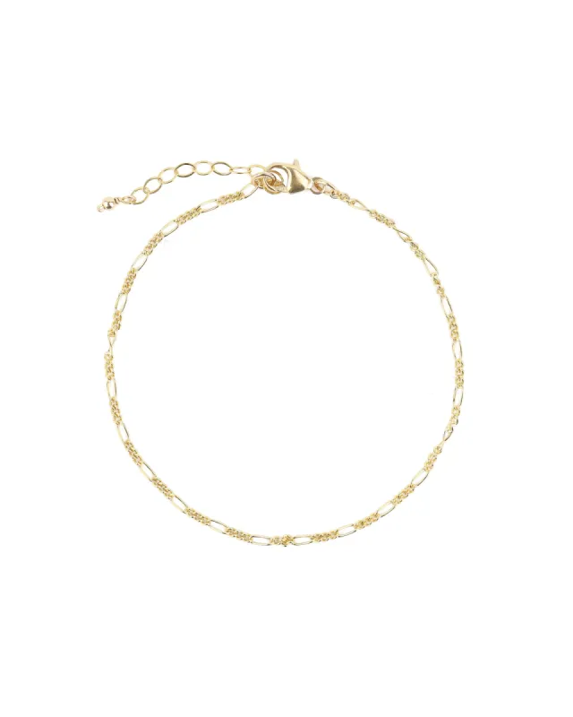 Figaro Chain Bracelet | Small sold by Blue Ruby