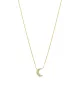 Pavé Moon Necklace sold by Blue Ruby