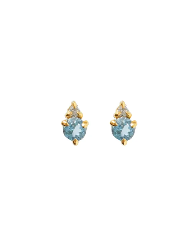 Birthstone Studs | December sold by Blue Ruby