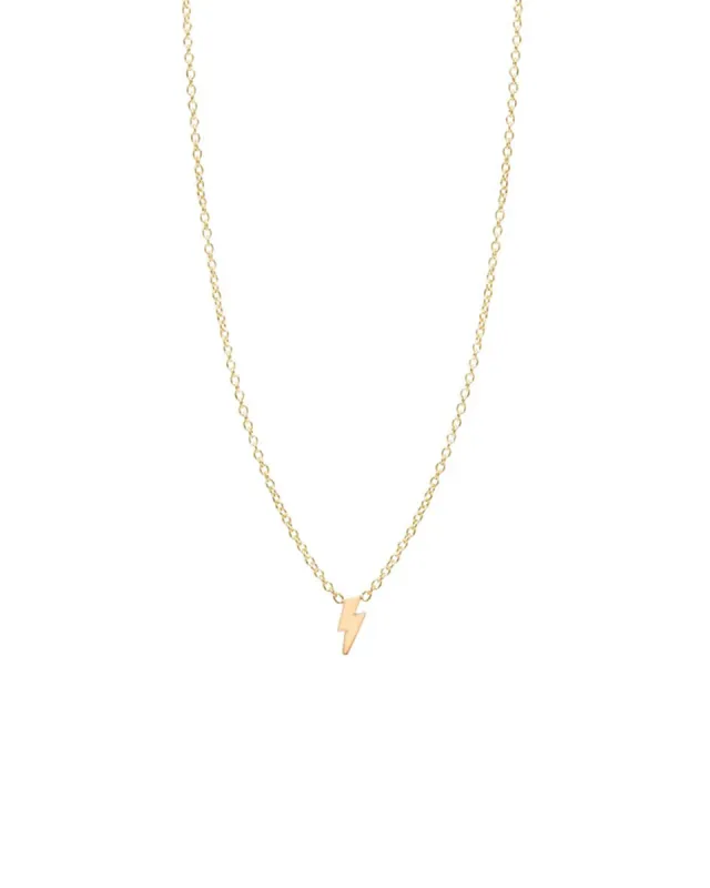 Itty Bitty Lightning Bolt Necklace sold by Blue Ruby