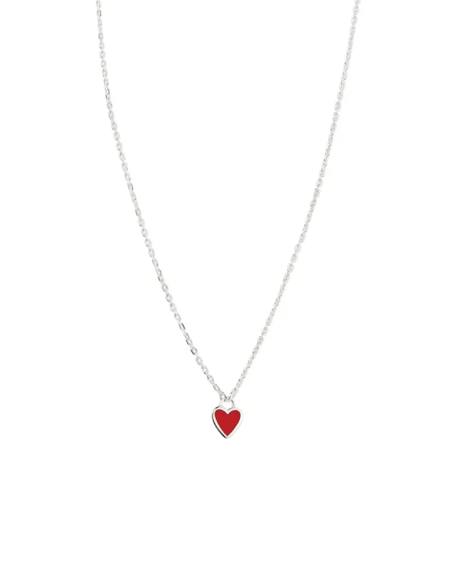 Enamel Small Heart Necklace sold by Blue Ruby