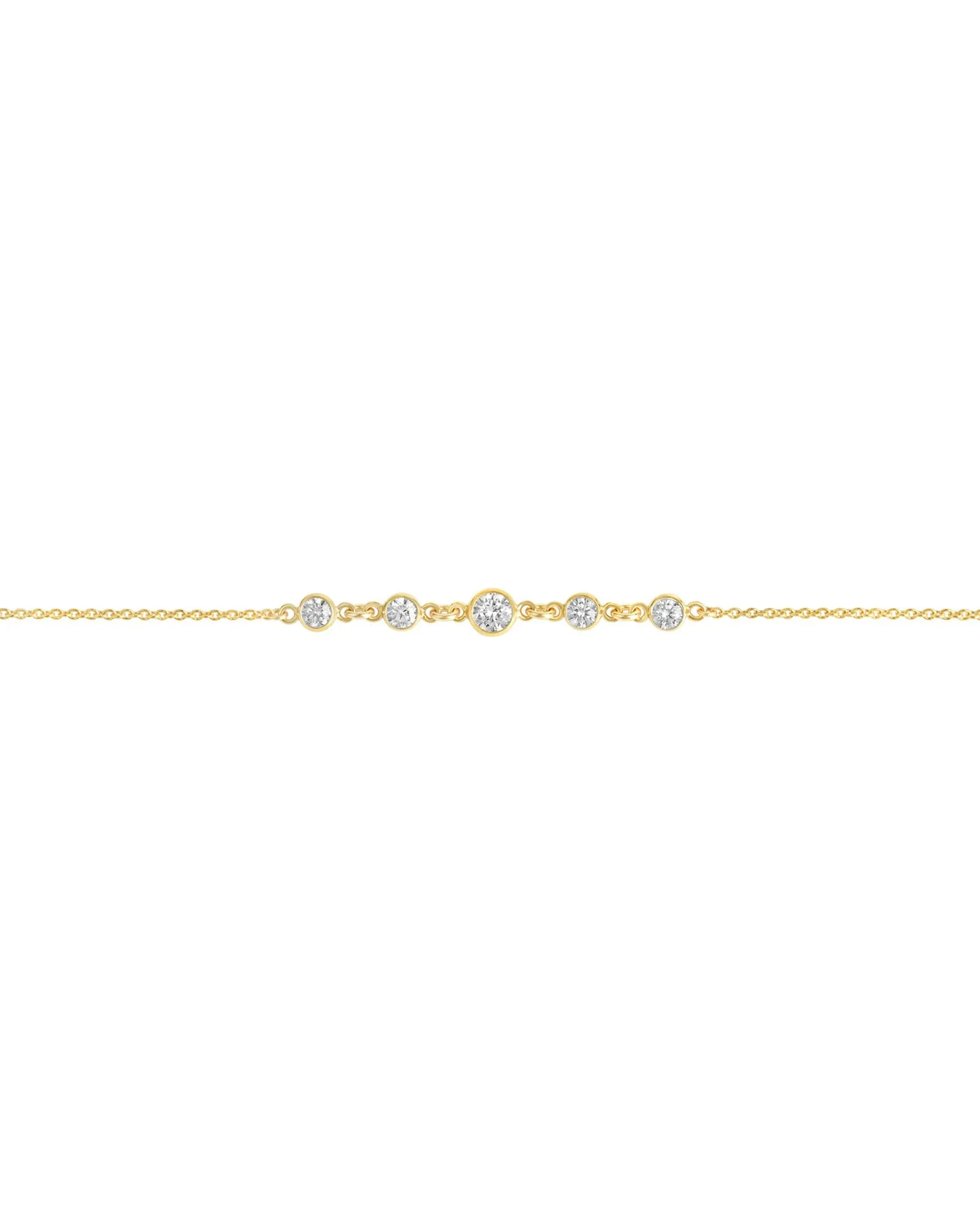 Five Graduated CZ Bracelet sold by Blue Ruby product image thumbnail 3