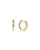 Three Diamond Huggies | 11mm sold by Blue Ruby
