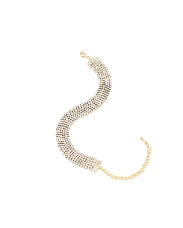 6 Row Crystal Bracelet sold by Blue Ruby