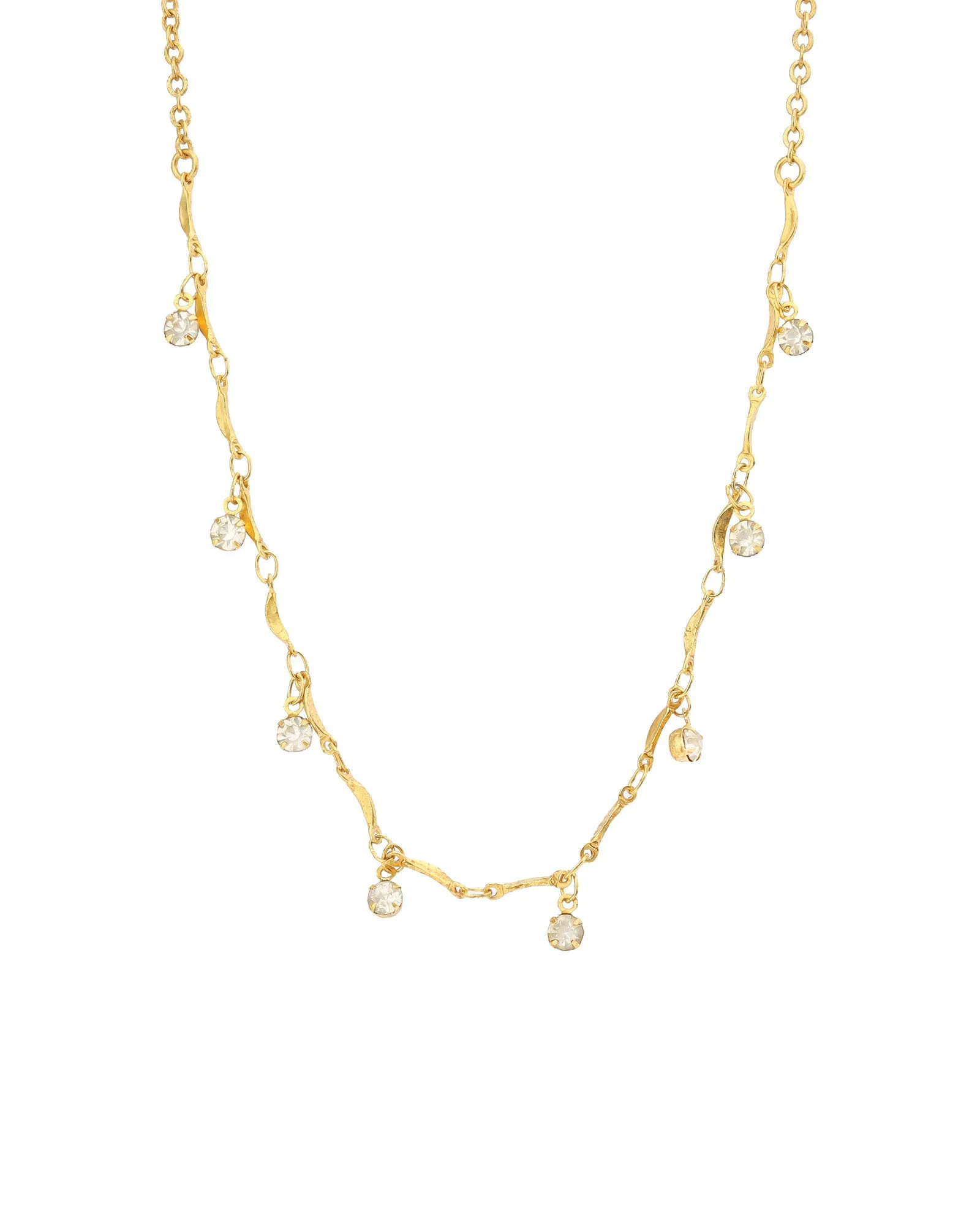 Tiny Crystal Drop Necklace sold by Blue Ruby