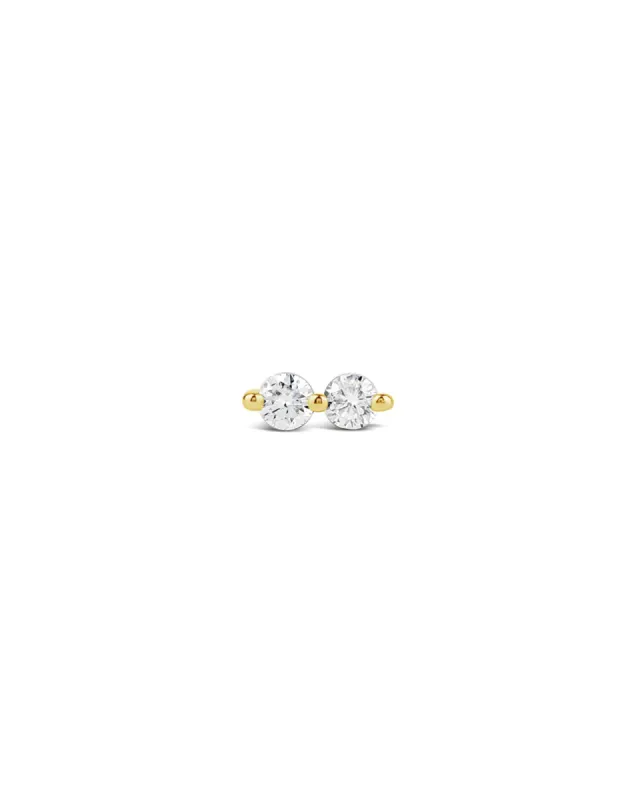 Double Diamond Stud sold by Blue Ruby
