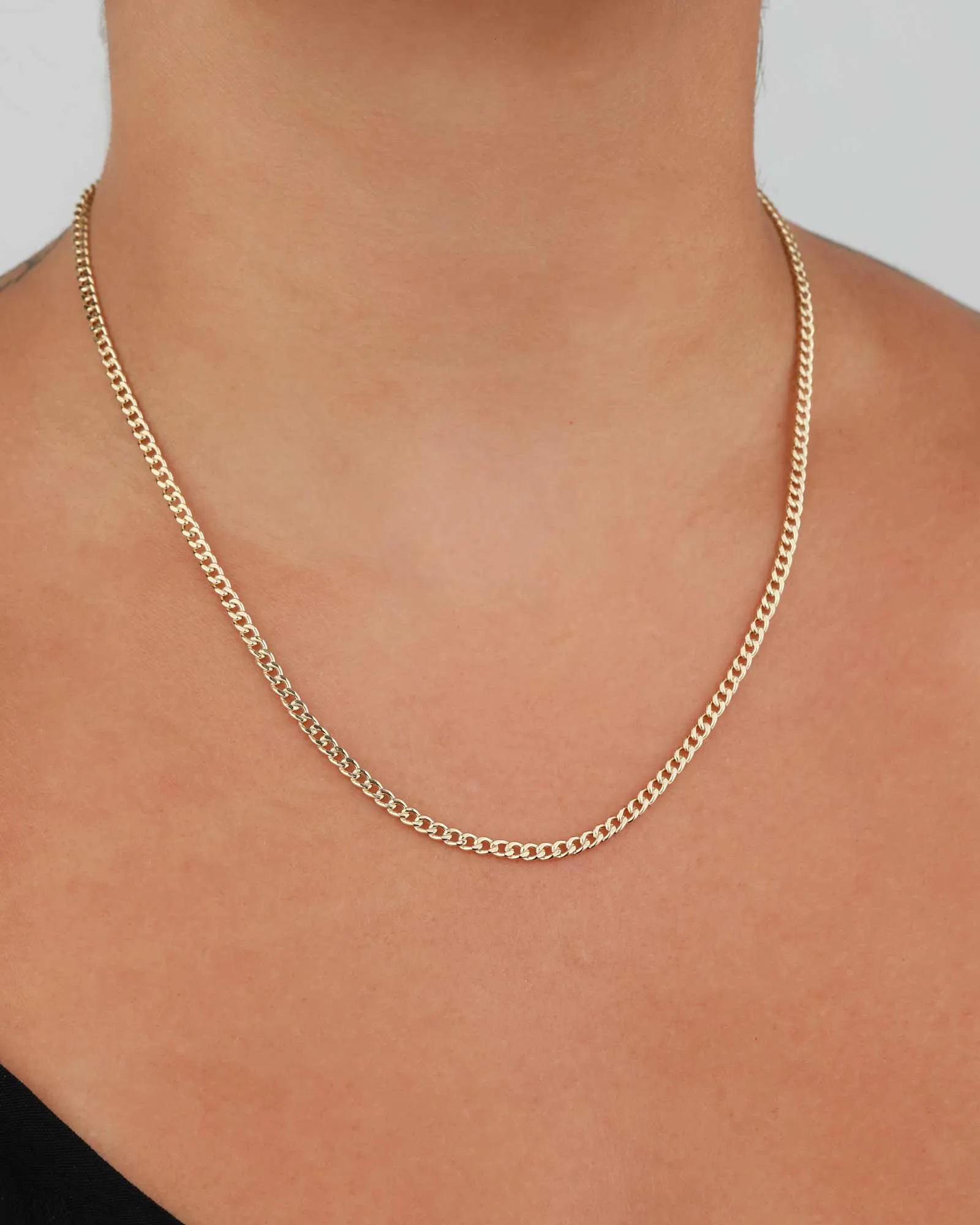 Curb Chain Necklace | Small sold by Blue Ruby product image thumbnail 2