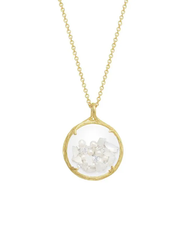 Birthstone Shaker Necklace I Small sold by Blue Ruby