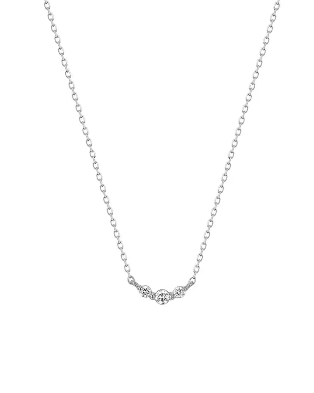 Graduated CZ Necklace sold by Blue Ruby
