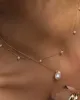 Multi Pearl Drop Necklace sold by Blue Ruby