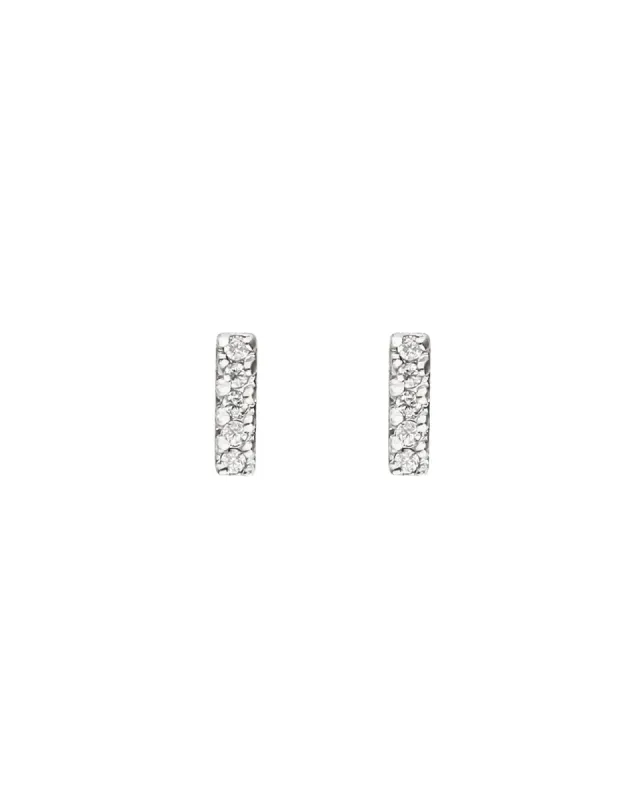 Pavé Bar Studs sold by Blue Ruby