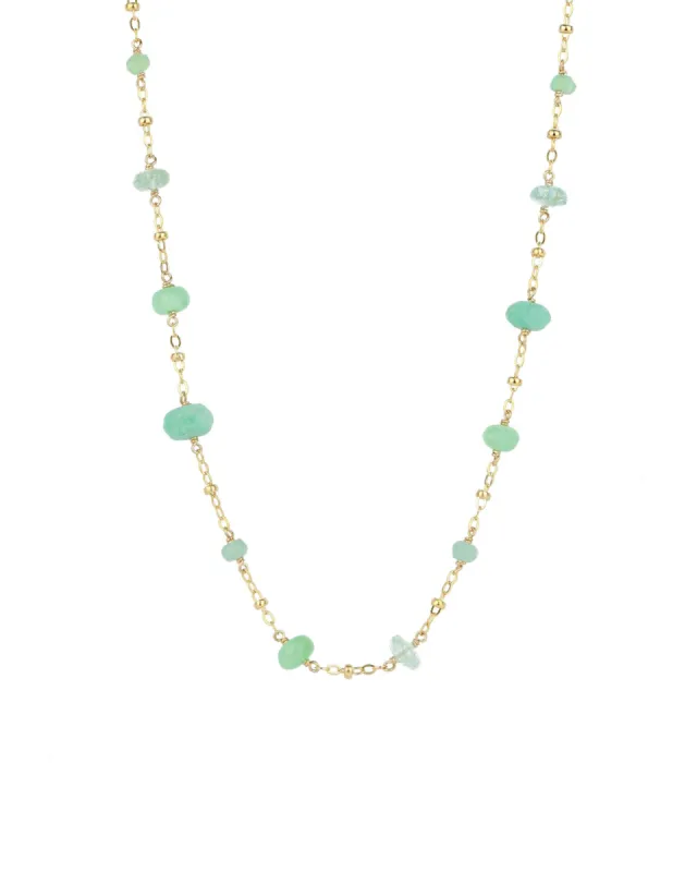 Mixed Stone Satellite Necklace sold by Blue Ruby