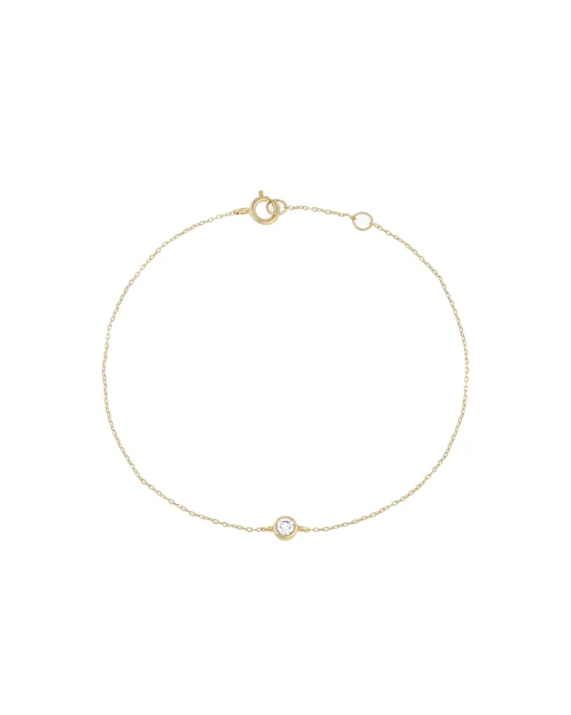 Solitaire Bezel Bracelet sold by Blue Ruby