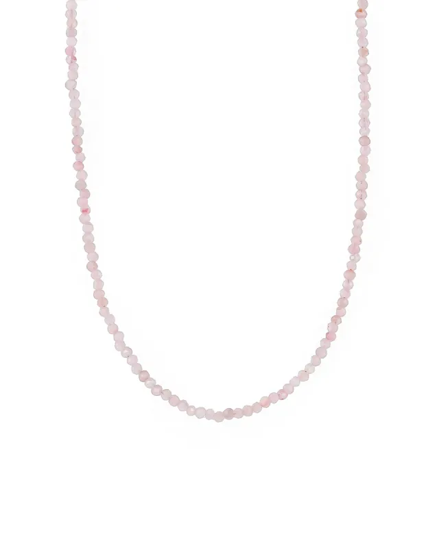 Kunzite Beaded Necklace | 2mm sold by Blue Ruby