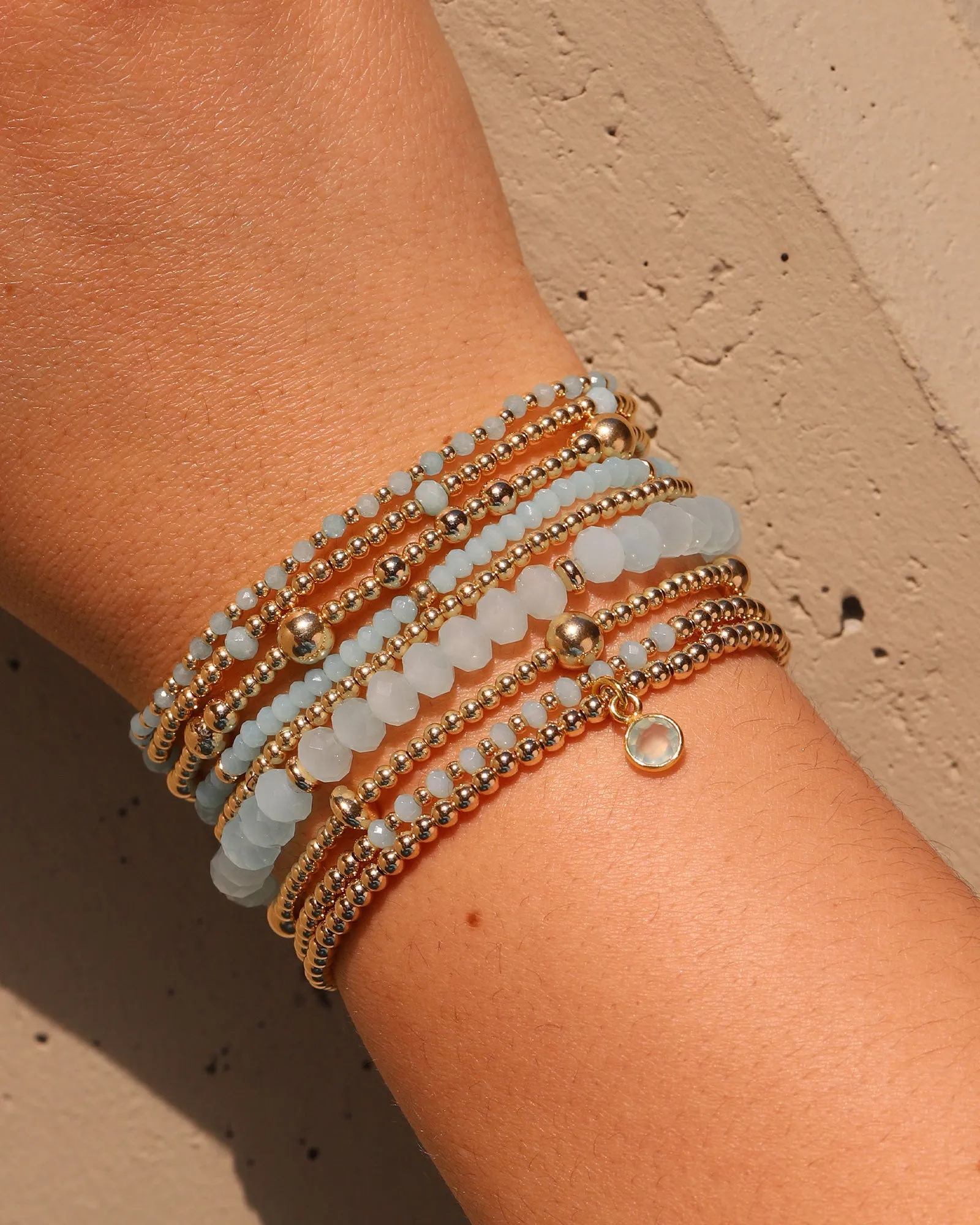 Mixed Shape Beaded Bracelet | 2.5mm sold by Blue Ruby product image thumbnail 2