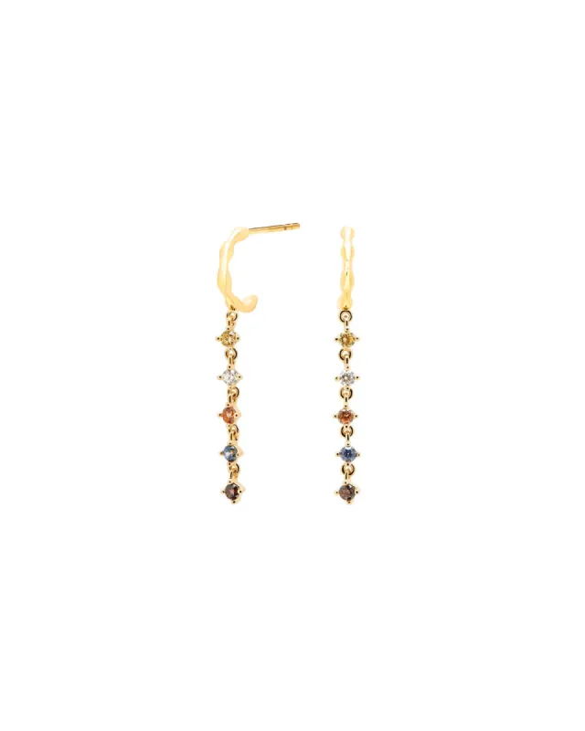 Mix Stone Drop Studs sold by Blue Ruby