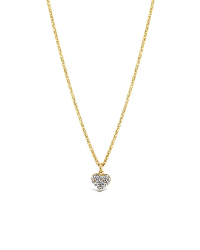 Pavé Heart Necklace sold by Blue Ruby