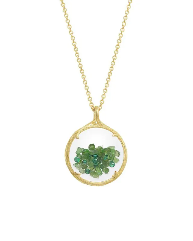 Birthstone Shaker Necklace I Small sold by Blue Ruby