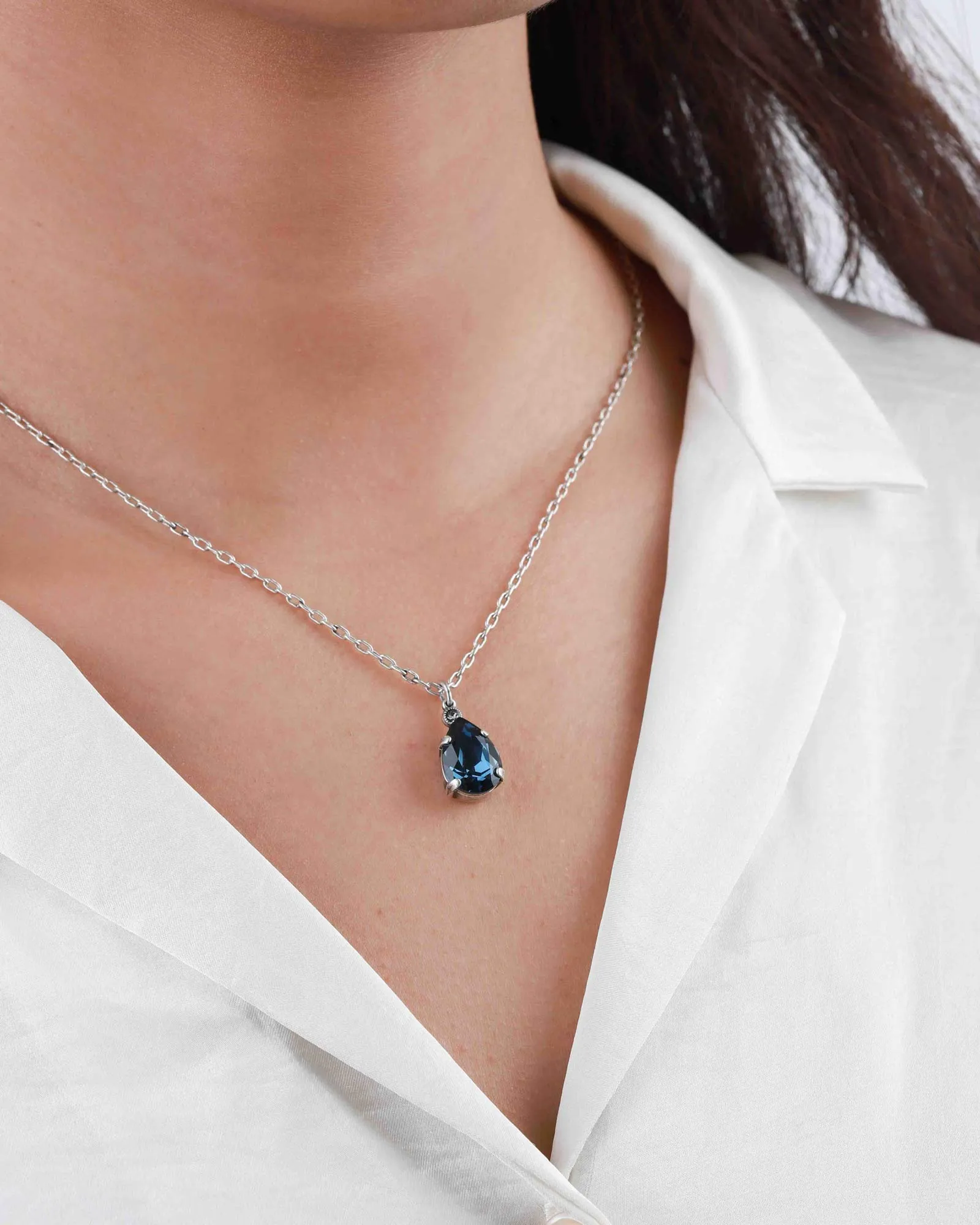 Teardrop Crystal Necklace sold by Blue Ruby product image thumbnail 2
