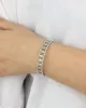 Wide Open Crystal & CZ Baguette Cuff sold by Blue Ruby