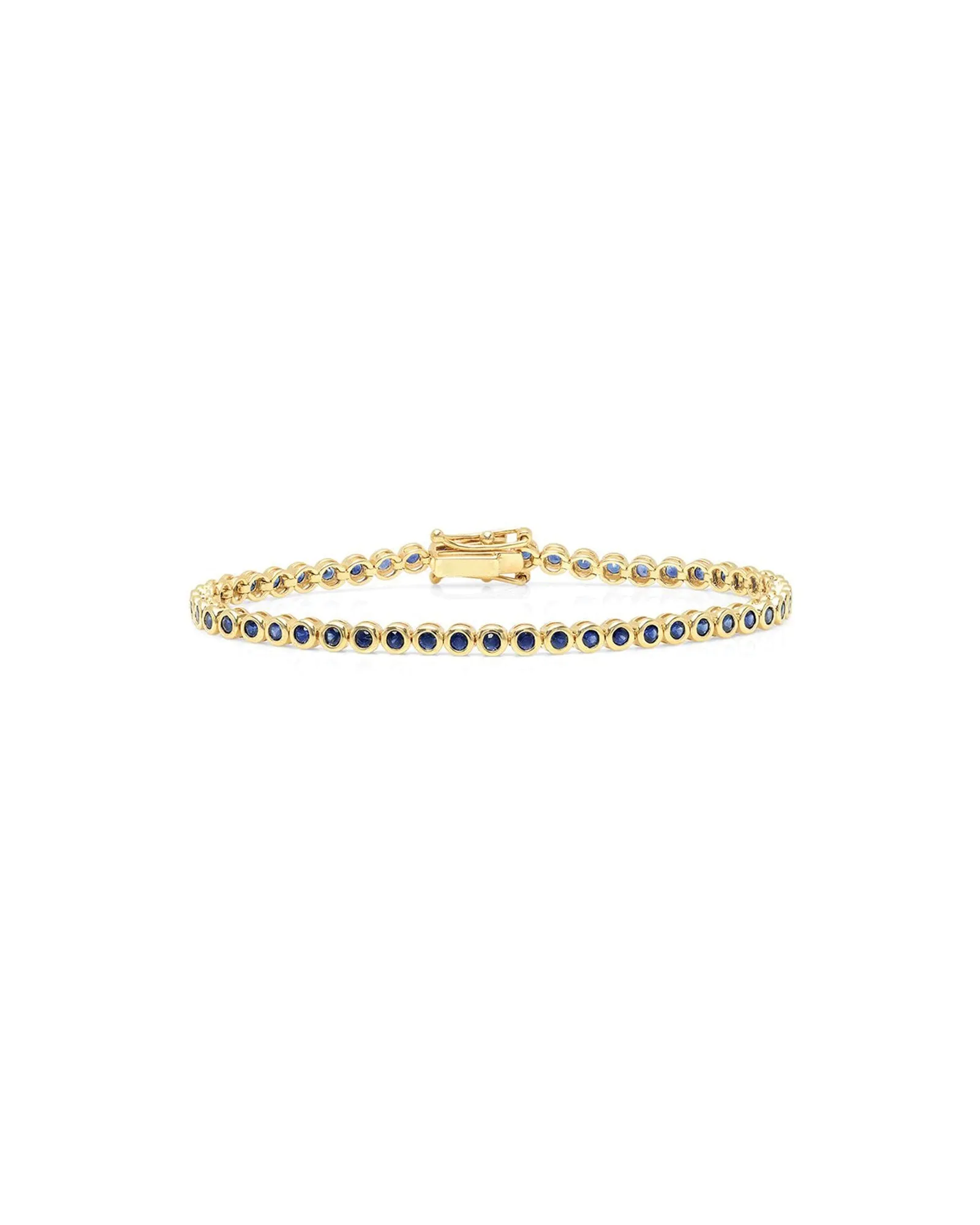 Round Bezel CZ Bracelet sold by Blue Ruby