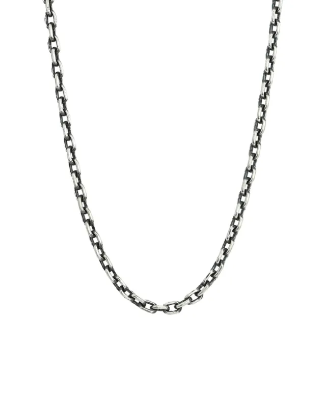 Rectangle Link Chain Necklace | 3.5mm sold by Blue Ruby