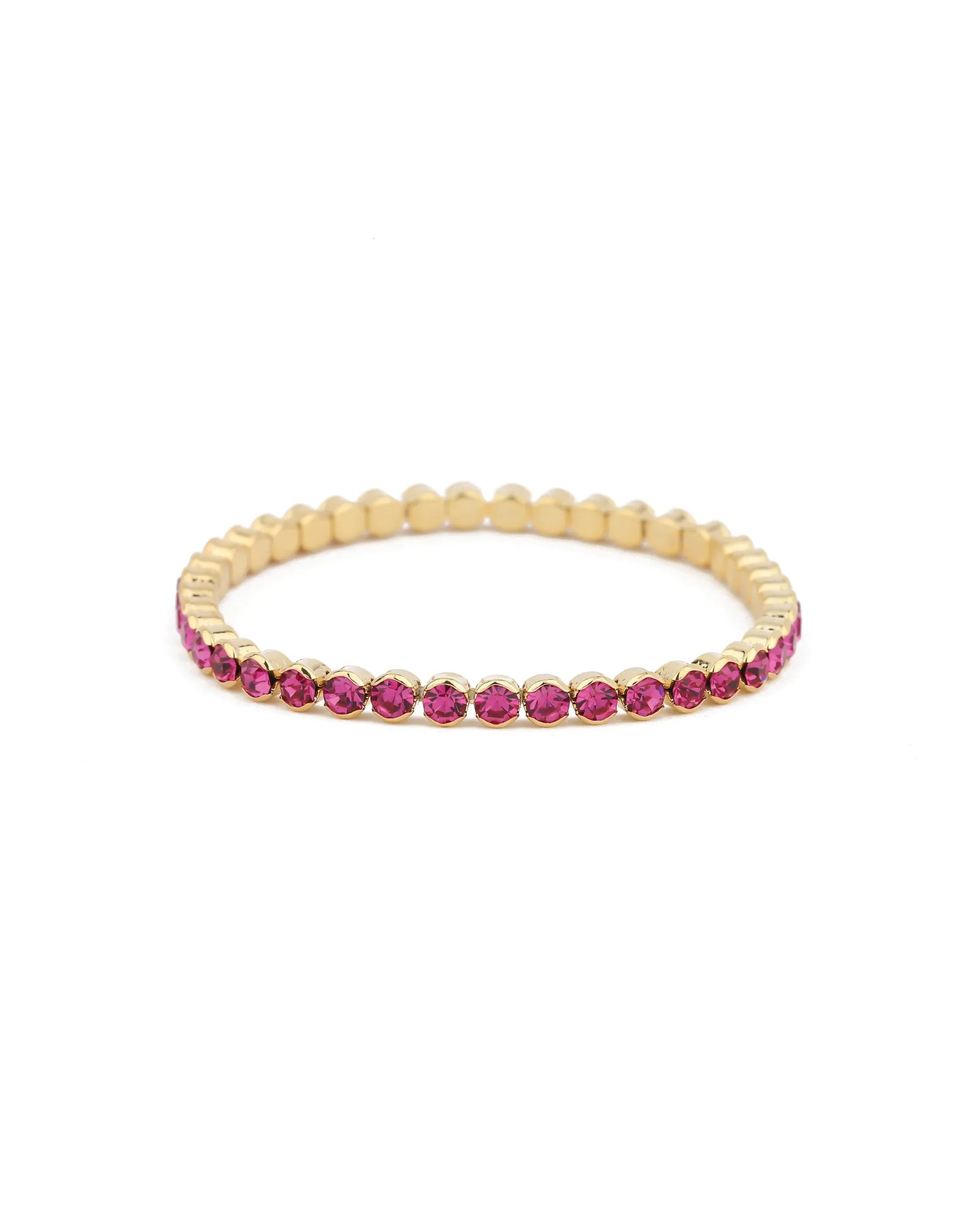 1 Row 4mm Crystal Stretch Bracelet sold by Blue Ruby