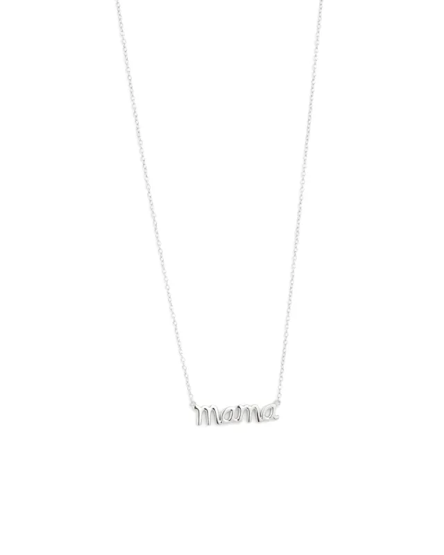 Mama Cursive Necklace sold by Blue Ruby