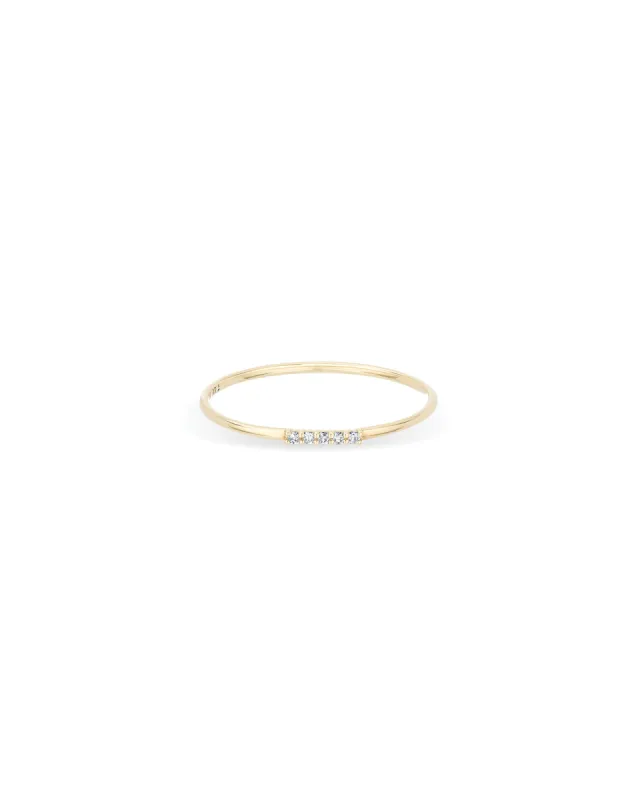 Diamond Dash Stacking Ring sold by Blue Ruby