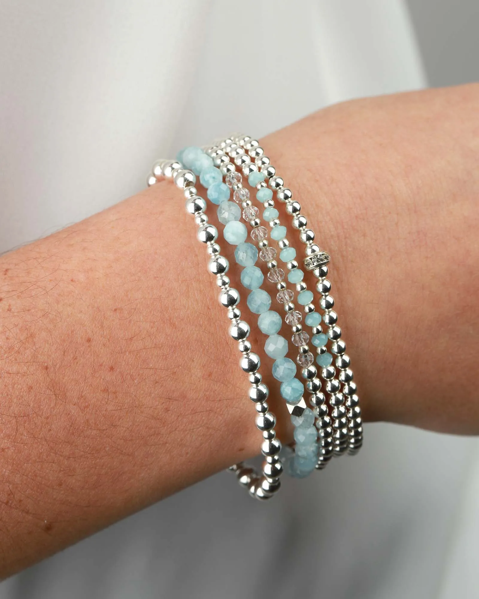 Beaded Crystal Bracelet I 3mm sold by Blue Ruby product image thumbnail 2