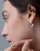 Toni Hinged Hoop Earrings I Small sold by Blue Ruby