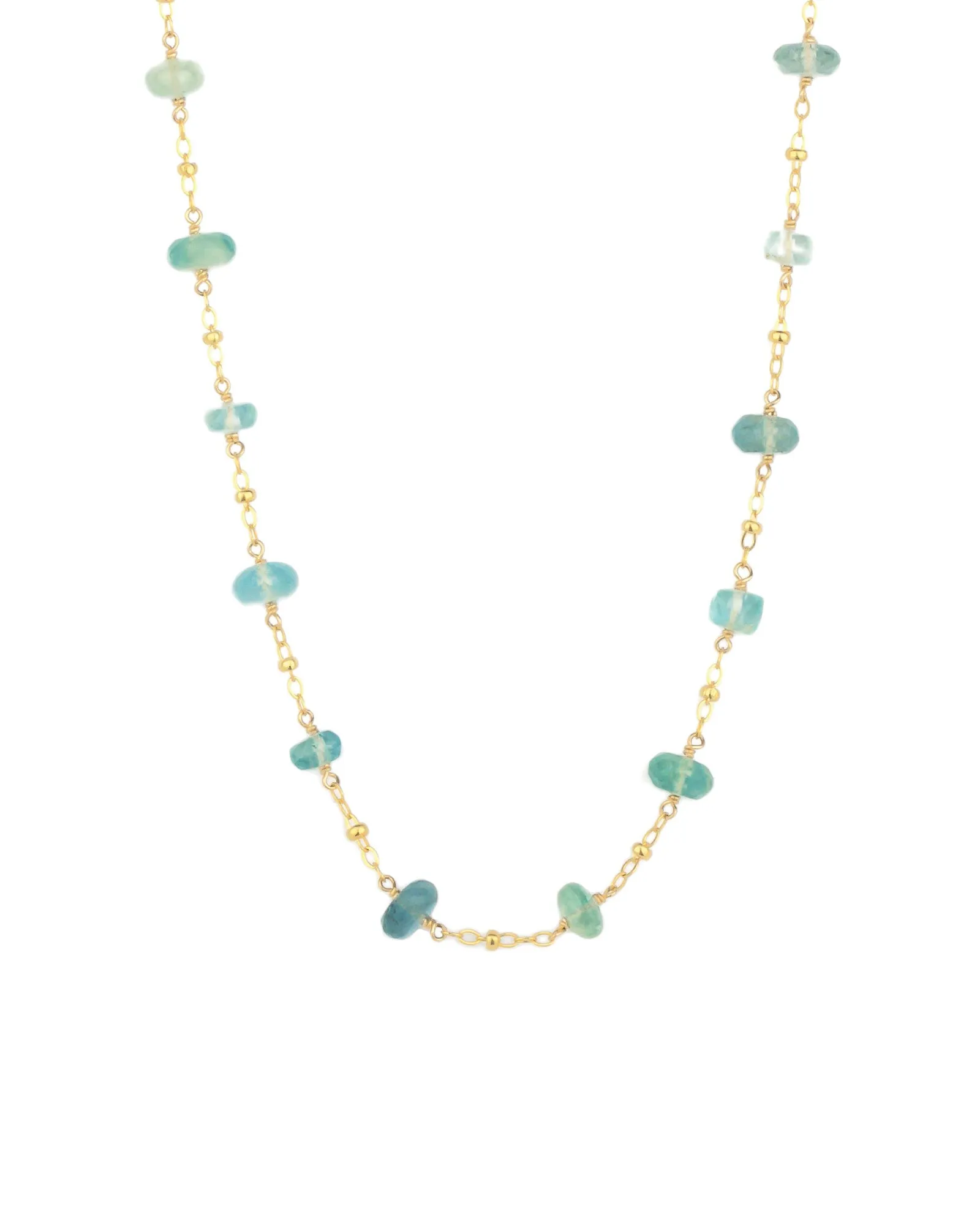 Mixed Stone Satellite Necklace sold by Blue Ruby