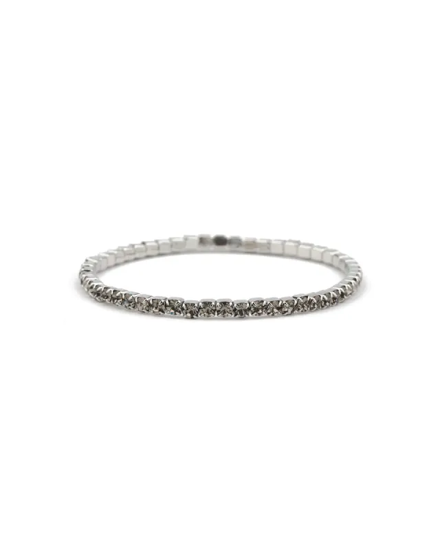 1 Row 3mm Crystal Stretch Bracelet sold by Blue Ruby