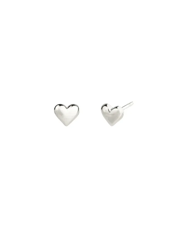 Puffy Heart Studs sold by Blue Ruby