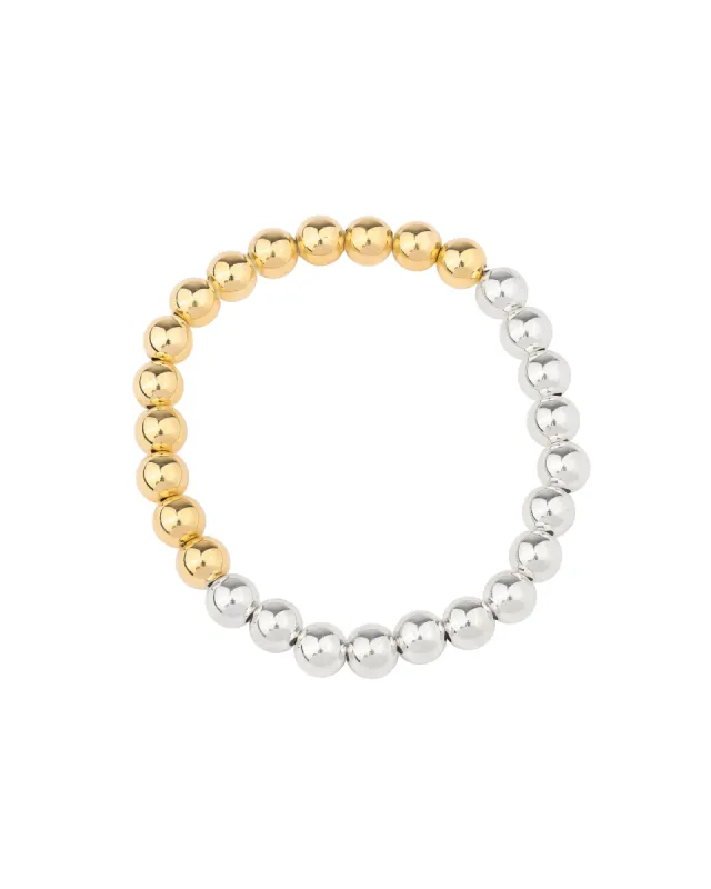 Two Tone Beaded Bracelet I 7mm sold by Blue Ruby