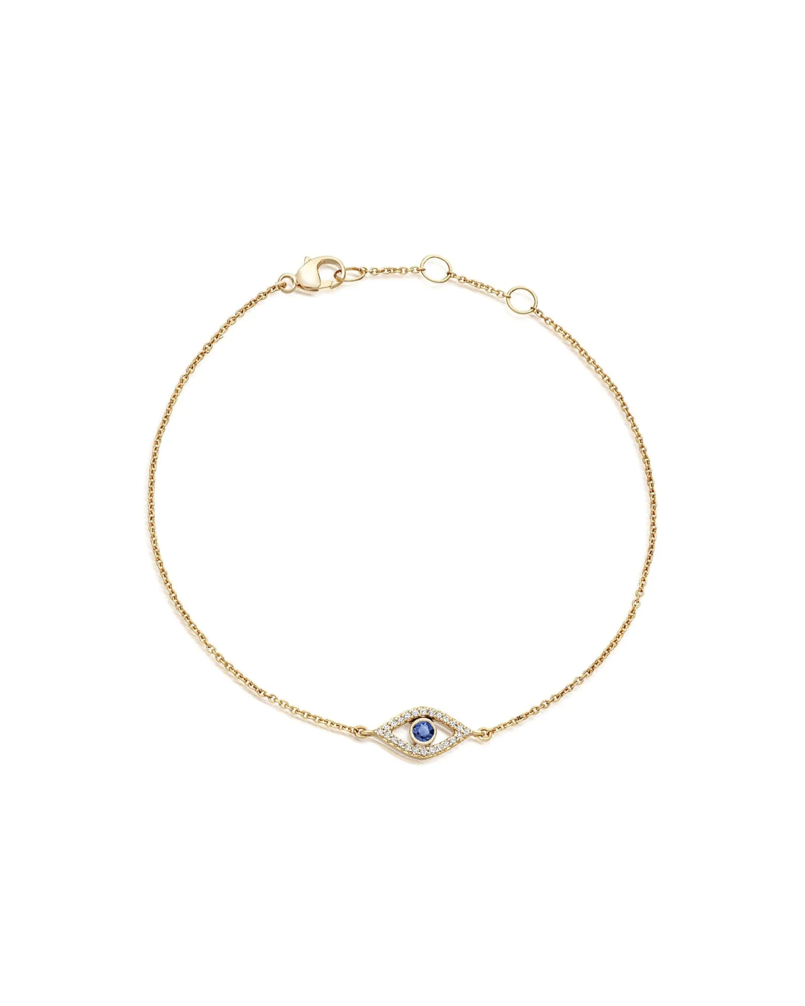 Evil Eye Open CZ Bracelet sold by Blue Ruby