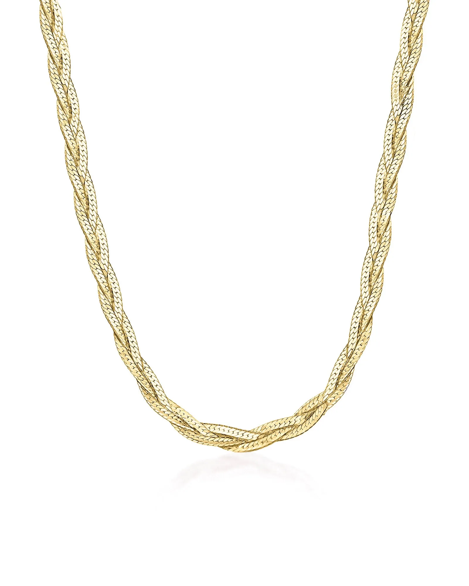 Braided Herringbone Necklace sold by Blue Ruby