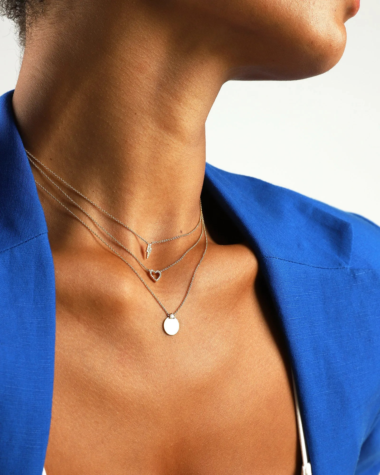 Pavé Open Heart Necklace sold by Blue Ruby product image thumbnail 2