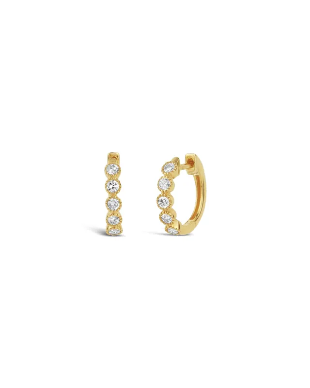 Miligree Huggies | 13mm sold by Blue Ruby