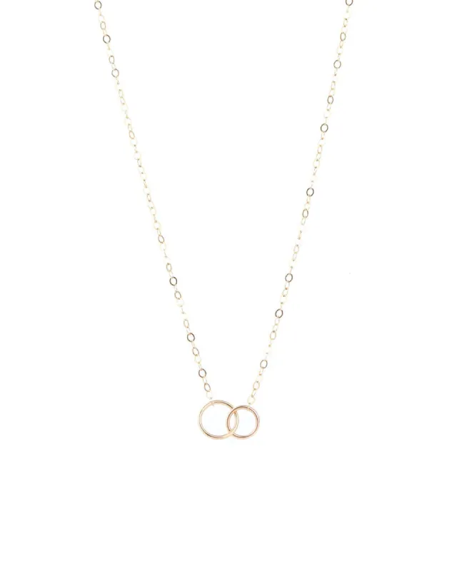 Interlocking Circle Necklace sold by Blue Ruby