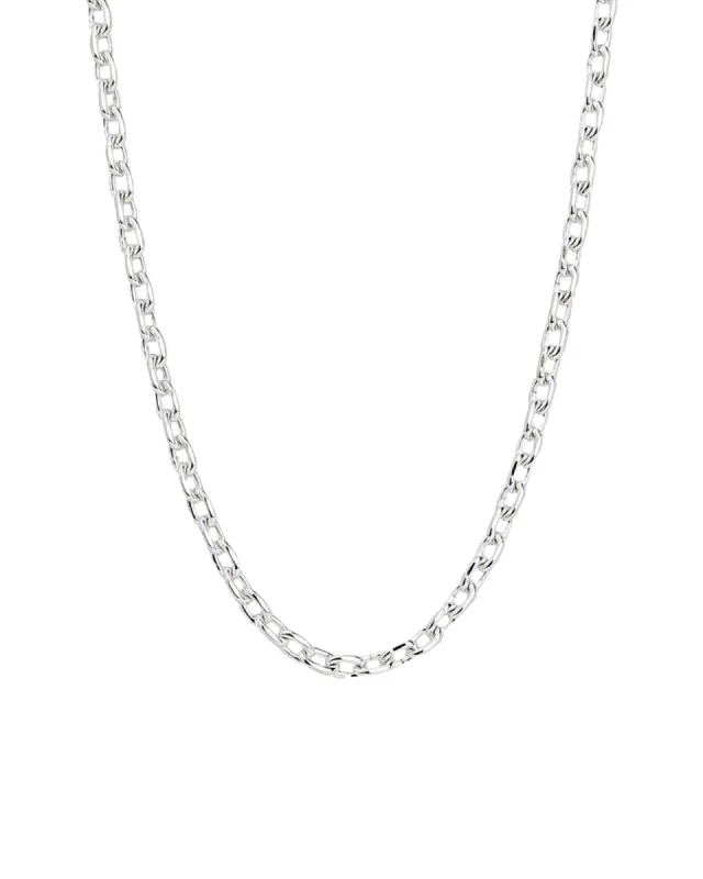 Rectangle Link Chain Necklace | 3.5mm sold by Blue Ruby